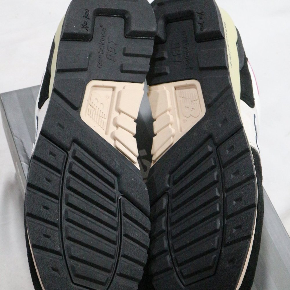 NEW BALANCE 997 Black Beige 'Patchwork' Sneakers Sz 10 Men New In Box - Picture 11 of 13